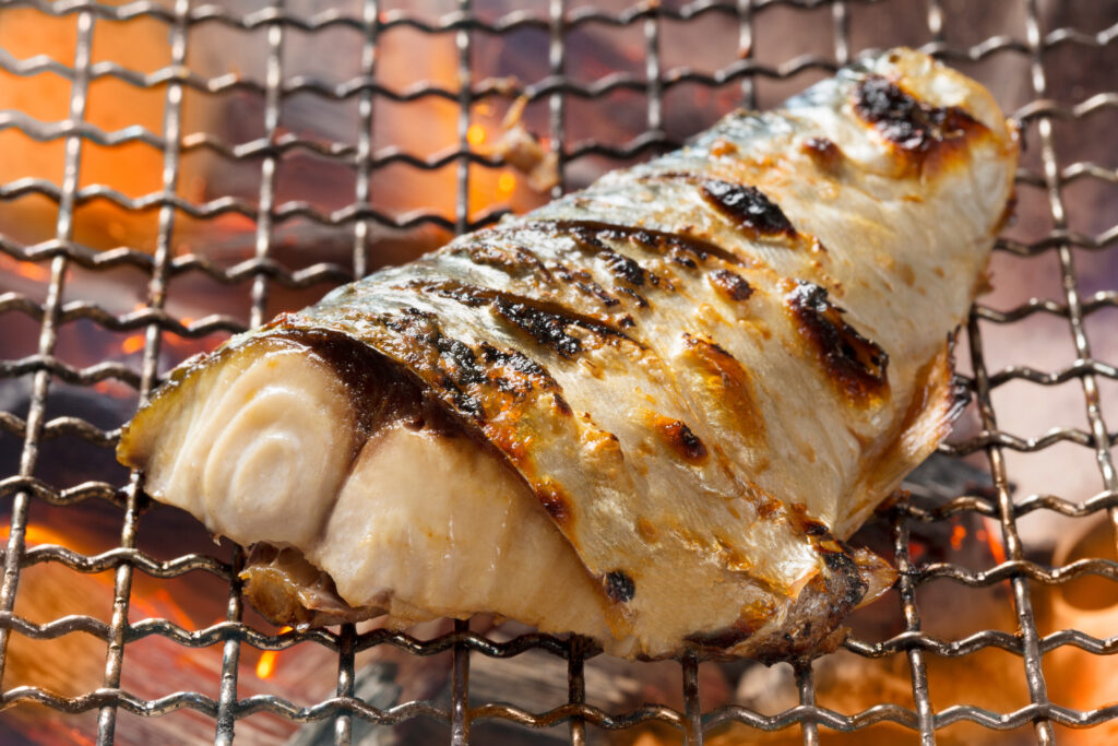 サバ塩焼き