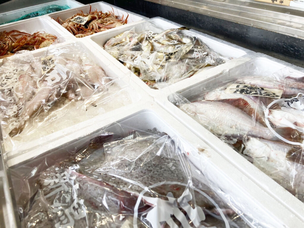 村上市岩船港直売所/鮮魚/道の駅/お土産/お刺身