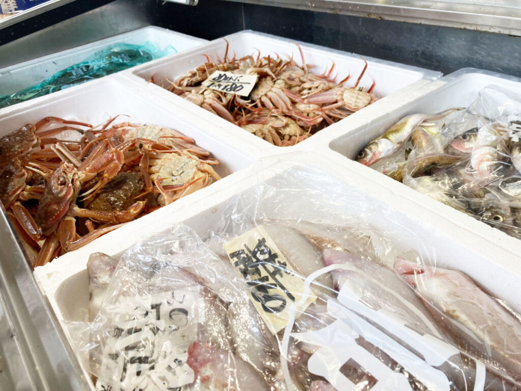 村上市岩船港直売所/鮮魚/道の駅/お土産/お刺身